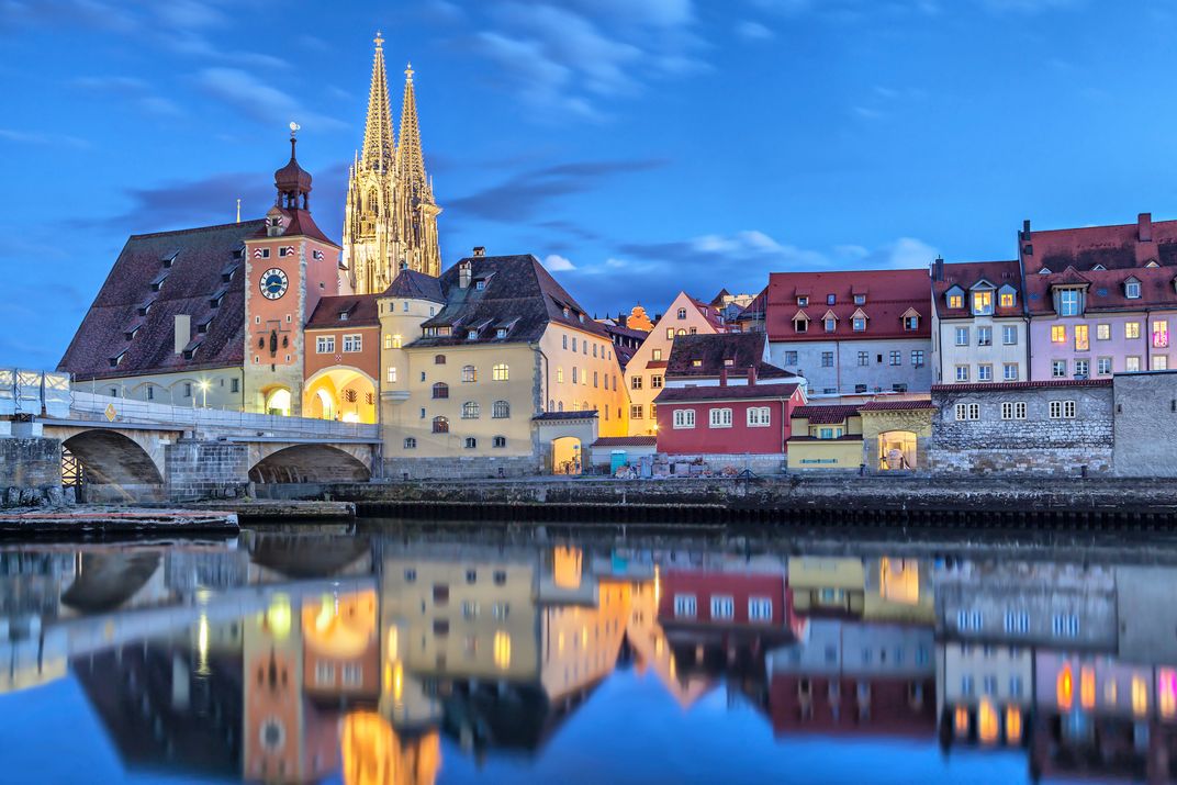 Regensburg in winter. Credit: AMA Waterways