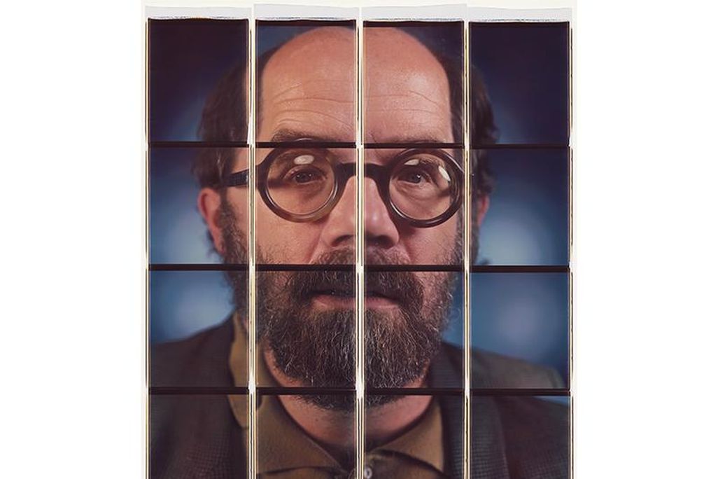 Chuck Close self-portrait