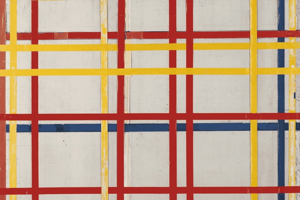 Piet Mondrian's New York City I (1941)