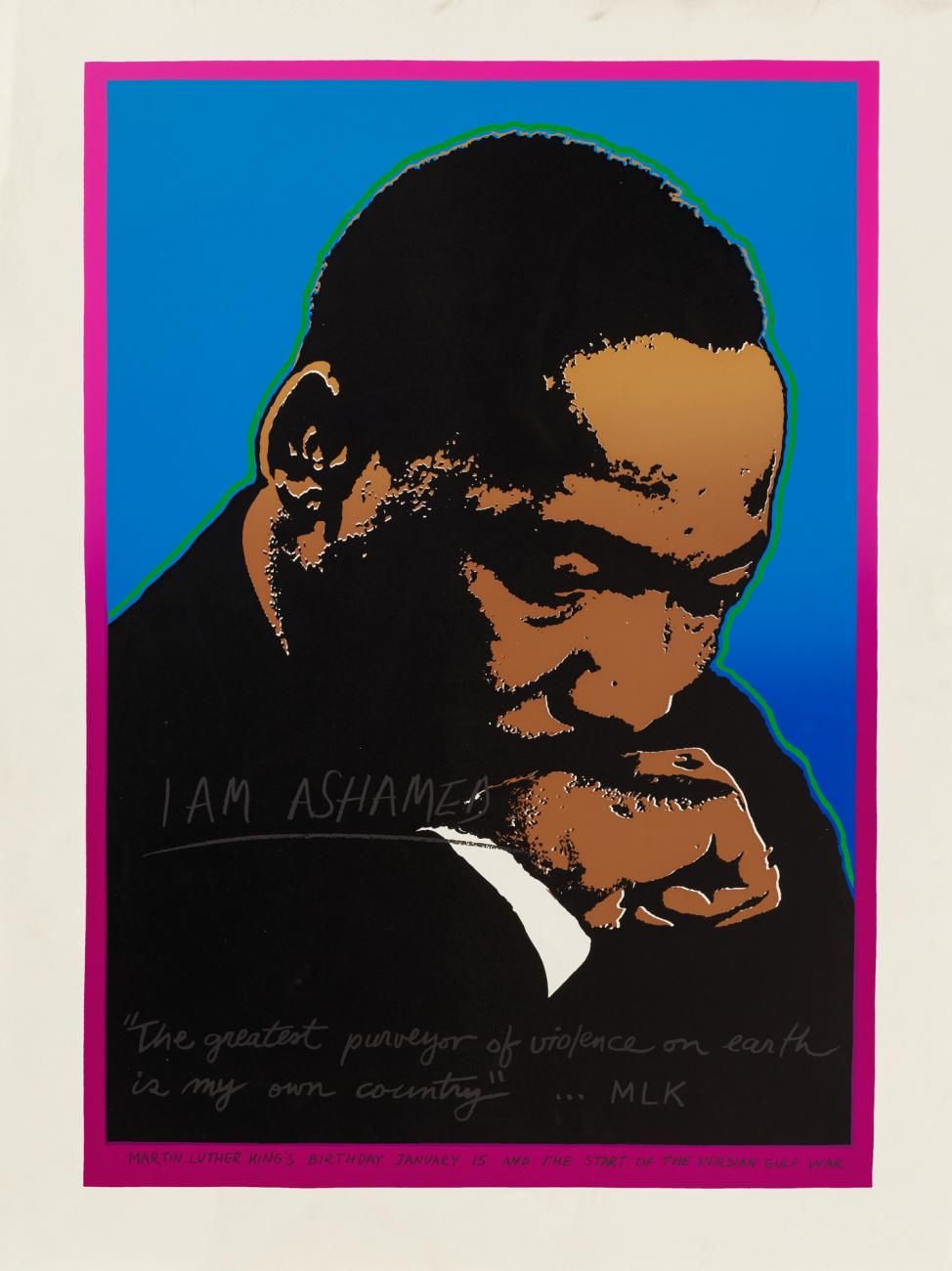 An artwork of MLK