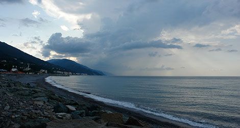 Water in the Black Sea’s northern reaches