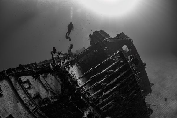 The wreck of the Tibbetts in Cayman Brac thumbnail