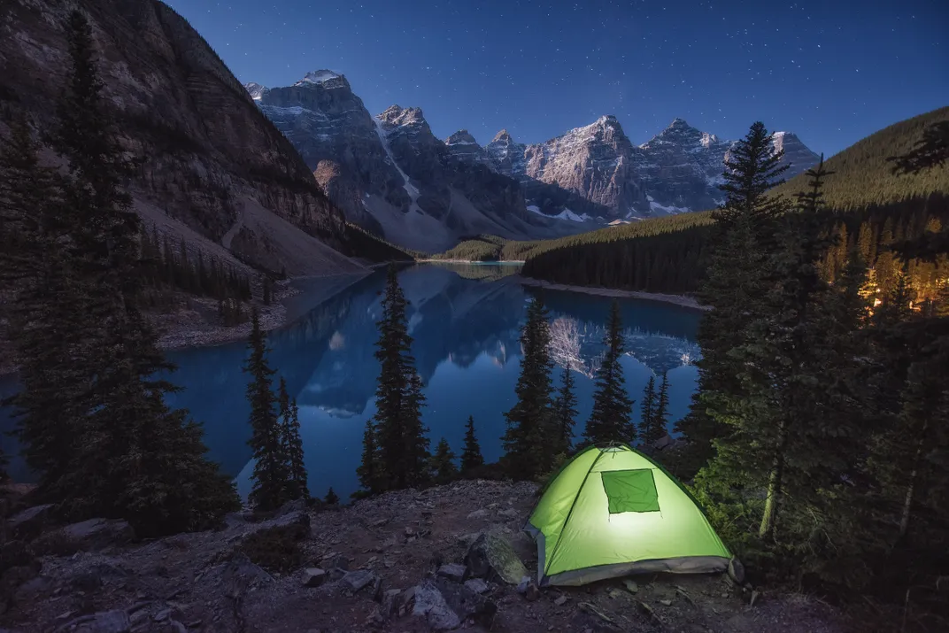 Green tent