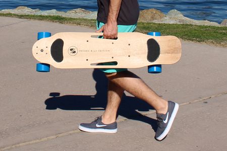 The Zboard 2 is an electric skateboard that can reach speeds of up to 20 miles per hour.