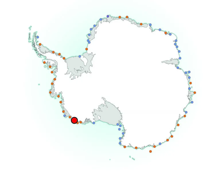 emperor penguin map