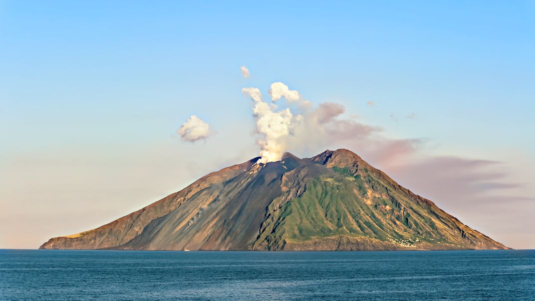 The volcanic island of Stromboli, Aeolian Islands