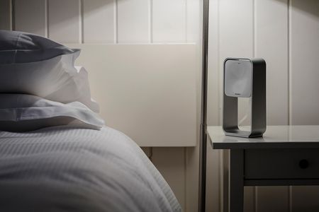 The bedside S+ frees sleep trackers from uncomfortable watches and chest monitors.