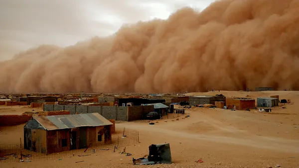 Sandstorm hitting our camp 1 thumbnail