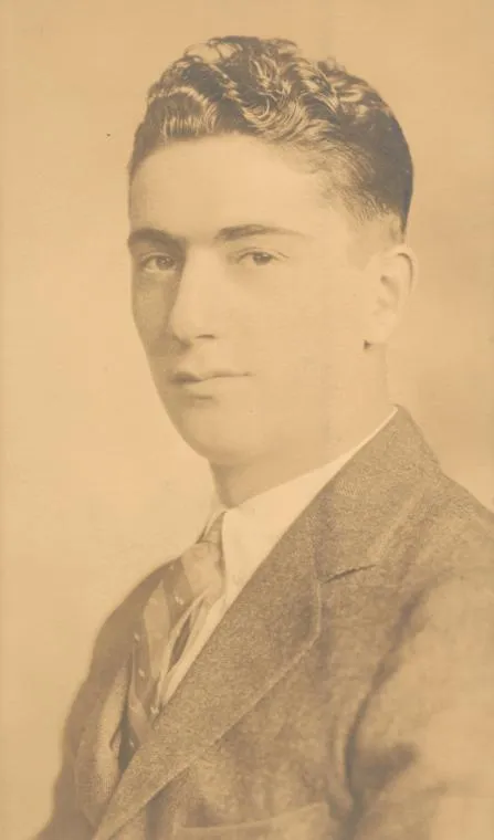 Berg as a young man