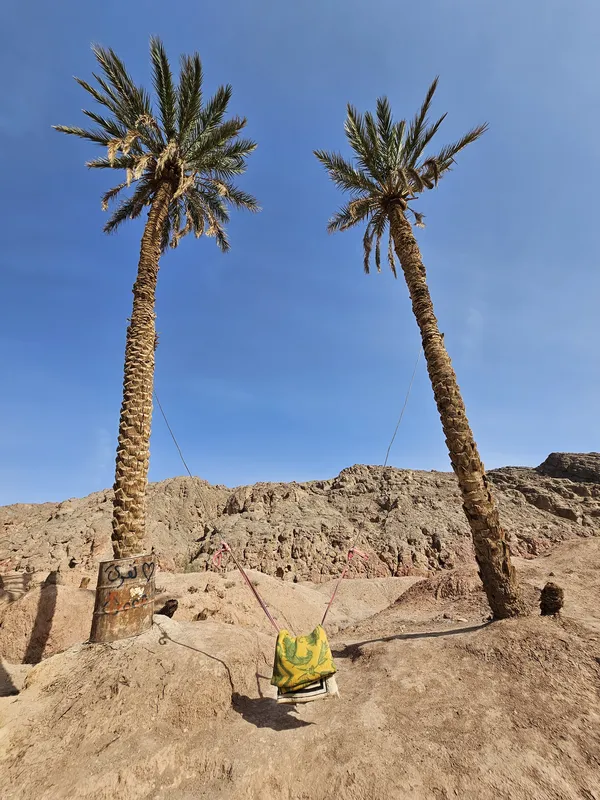 A natural handmade swing in Garmeh village thumbnail