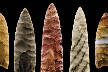 Clovis points were one of the earliest innovations in pre-Columbian America.