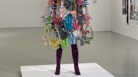 Nick Cave’s exuberant sculpture, “Soundsuit,” from 2009 marks a recent application of assemblage.