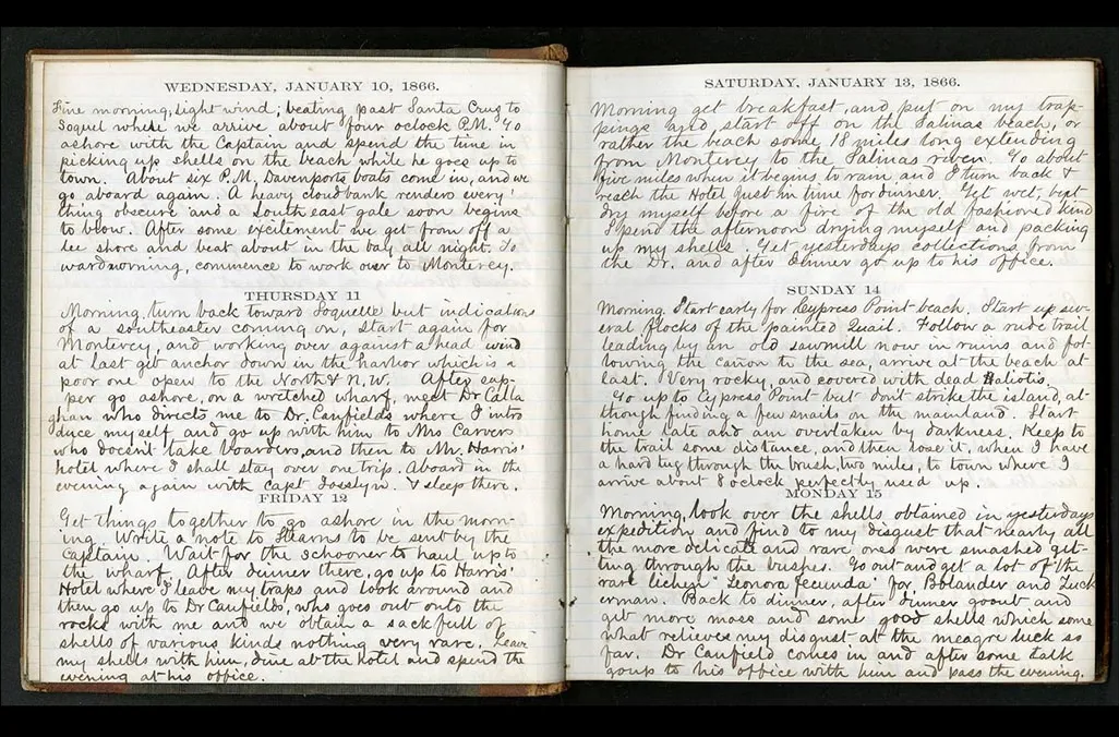 William Dall Diary Page