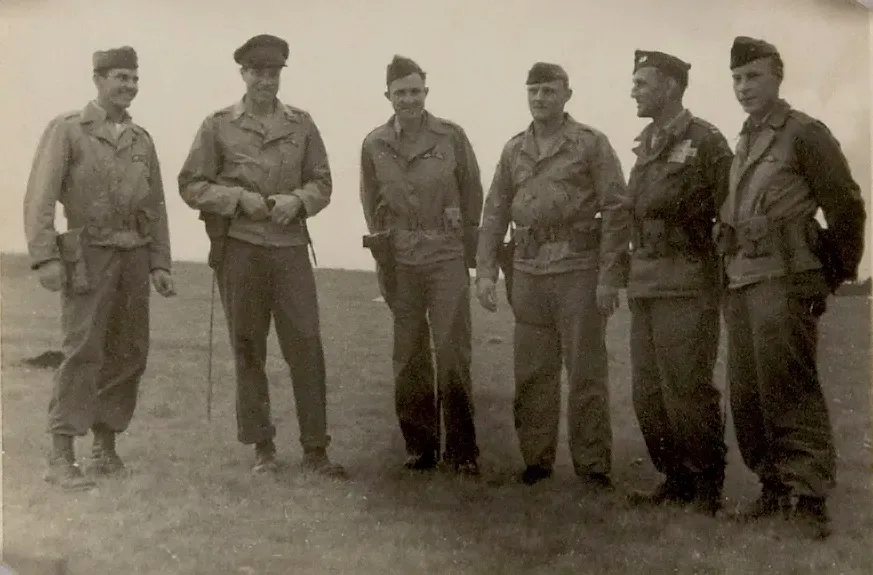 Coolidge (second from right) with other Union II members, including Peter J. Ortiz (second from left)