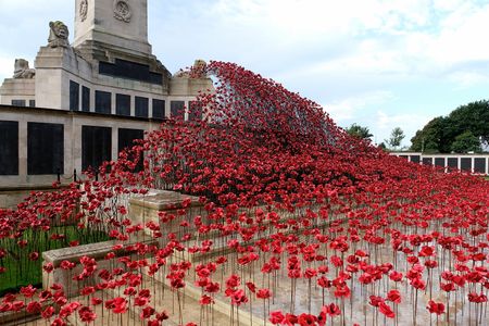 PLYMOUTH NAVAL MEMORIAL, PLYMOUTH, ENGLAND - "WAVE" August 23 - November 19, 2017