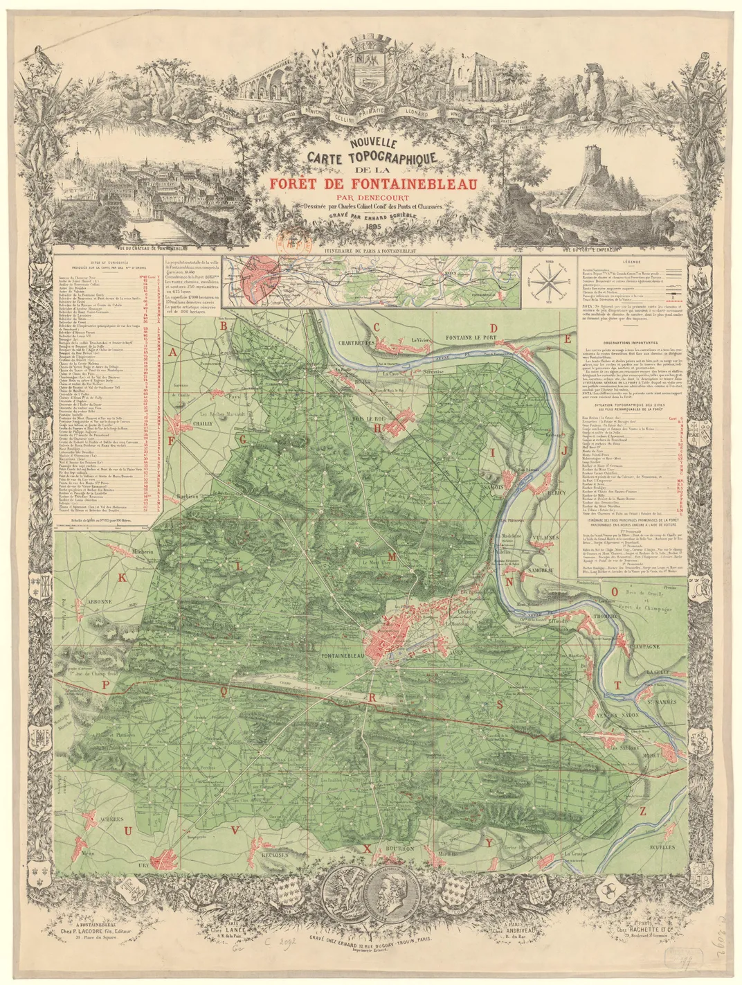 1895 map by Charles Colinet