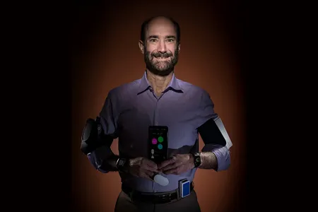 Stanford researcher Michael Snyder led a study on how wearable sensors could help predict illnesses.