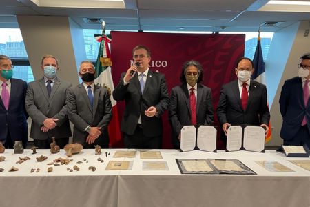 The cache of newly returned items includes&nbsp;15 handwritten papers and a small collection of looted antiquities.
