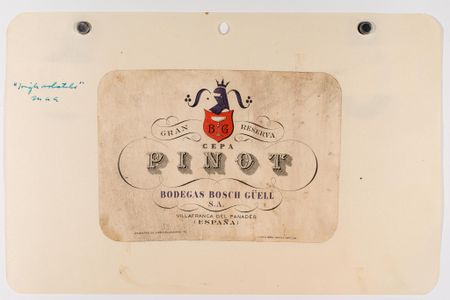 One of 5,200 wine labels from Maynard Amerine's collection