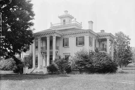 Choctaw chief Greenwood LeFlore had 15,000 acres of Mississippi land (above, his Mississippi home Malmaison) and 400 enslaved Africans under his dominion.