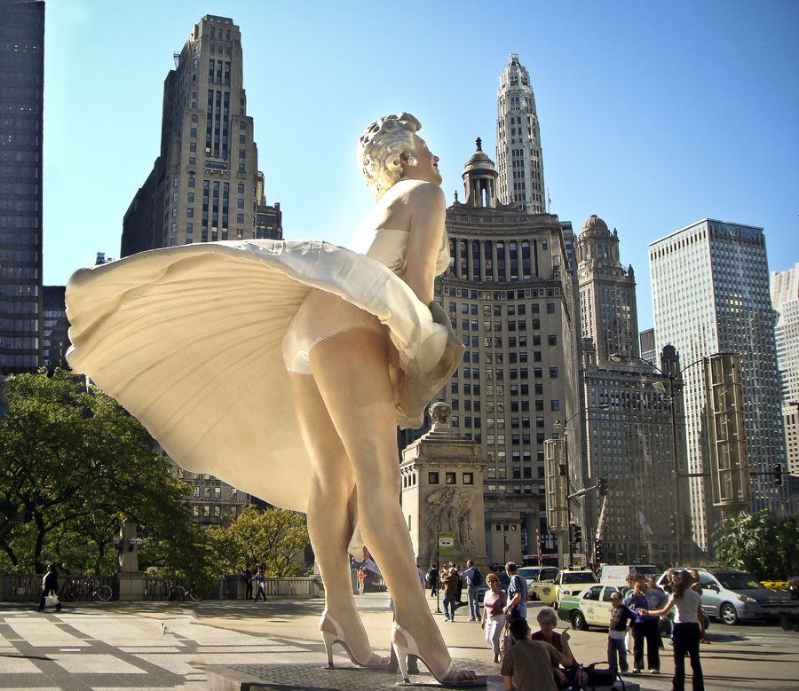 List 97+ Images where is the marilyn monroe statue in chicago Excellent