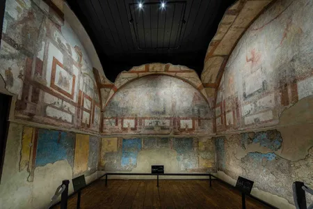 Discovered beneath the Baths of Caracalla, the two-story home dates to between 134 and 138 C.E.