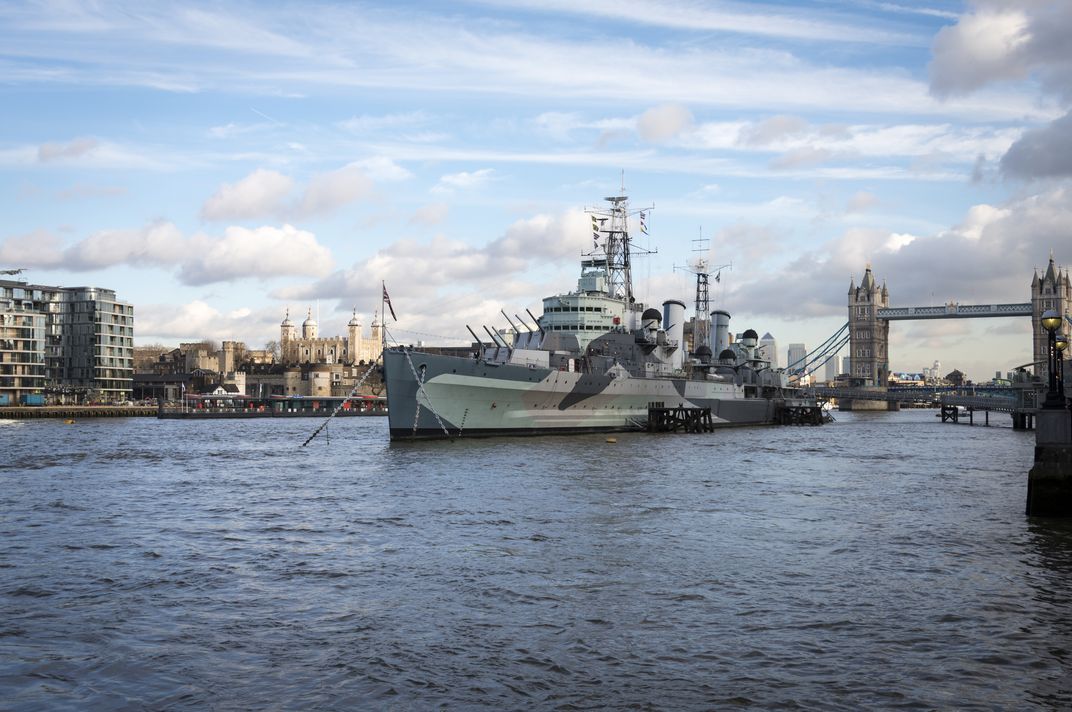 The HMS <I>Belfast</I>, London