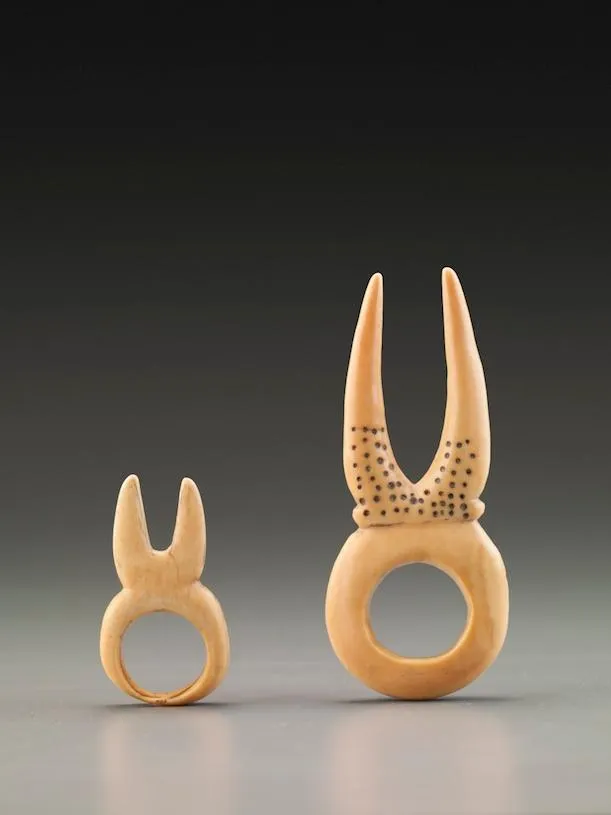 Ivory rings of the Dinka peoples