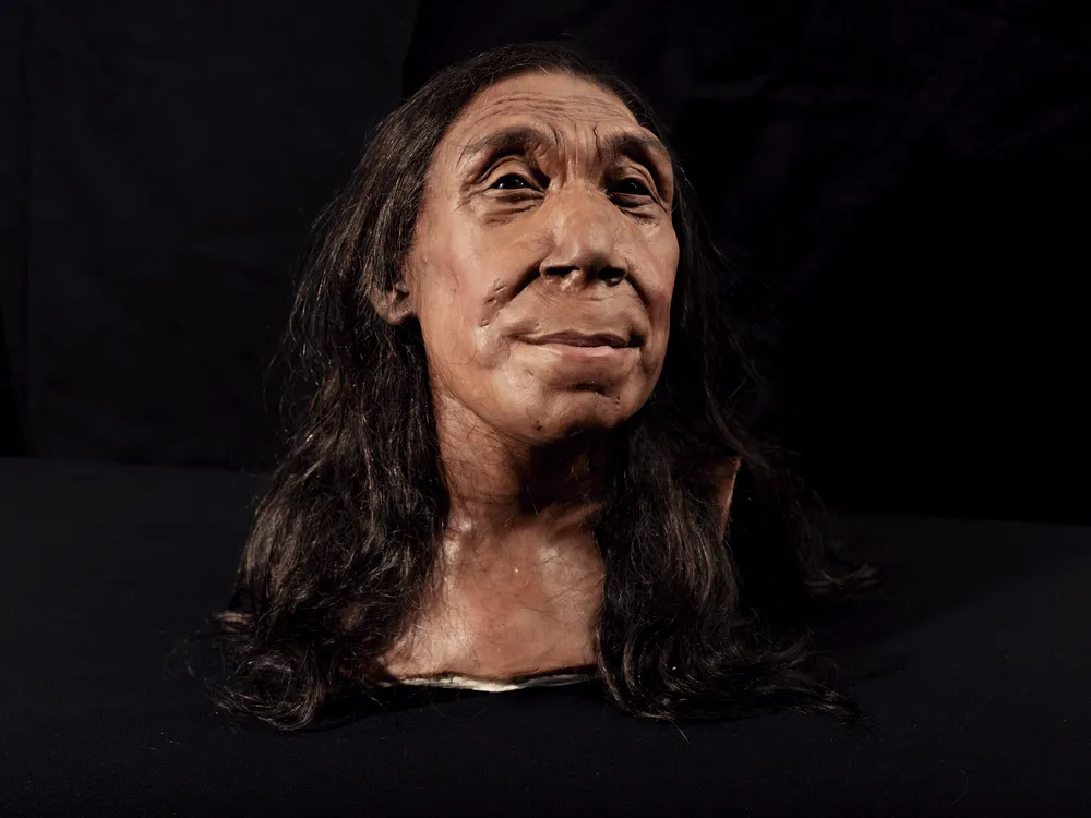 Facial reconstruction of Neanderthal woman