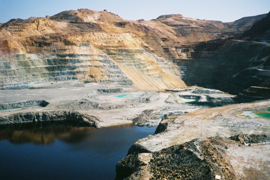 A copper mine in Cyprus
