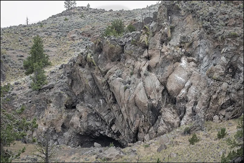 The entrance of Cougar Mountain Cave Brent McGregor / Richard L. Rosencrance et al., American Antiquity, 2019