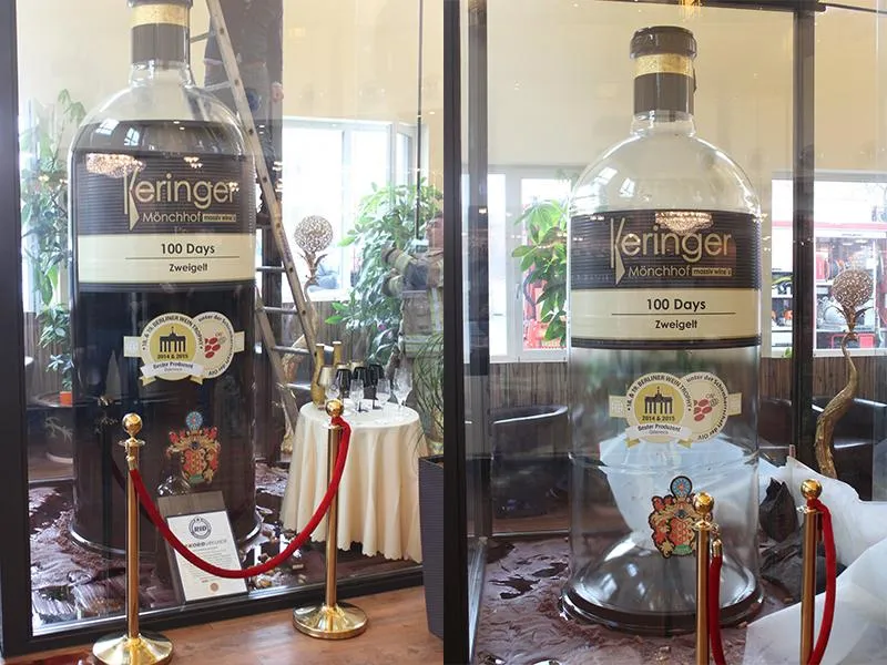 This Ten-Foot-Tall Bottle of Wine Seemed Like a Great IdeaUntil It Started  Leaking