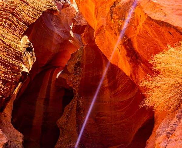 The Beam - A beam of light at the entrance of Antelope Canyon, Arizona thumbnail