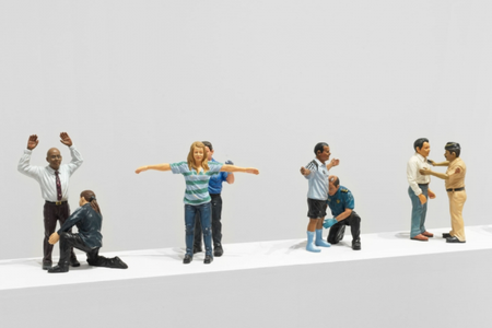 Jitish Kallat's "Circadian Rhyme 1" addresses heightened security measures