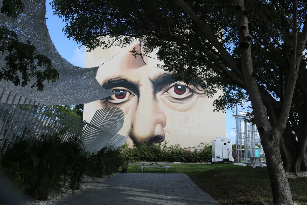 A hidden mural