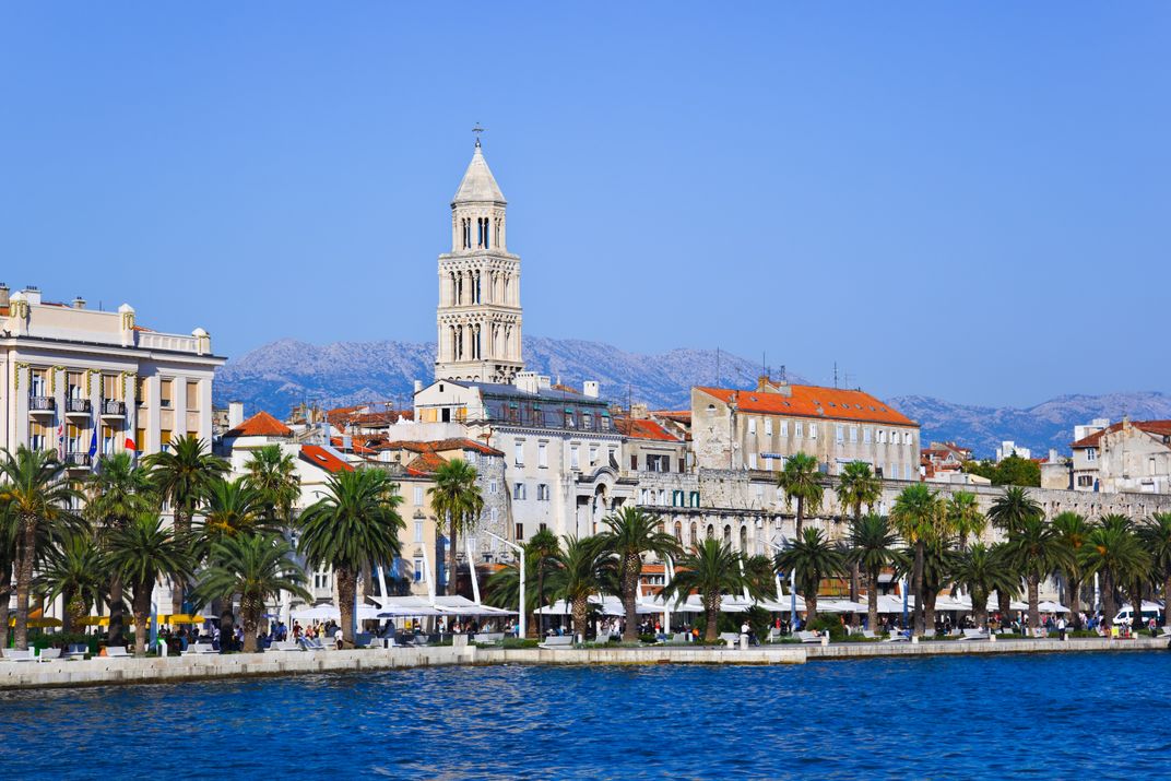 View of Split from the water