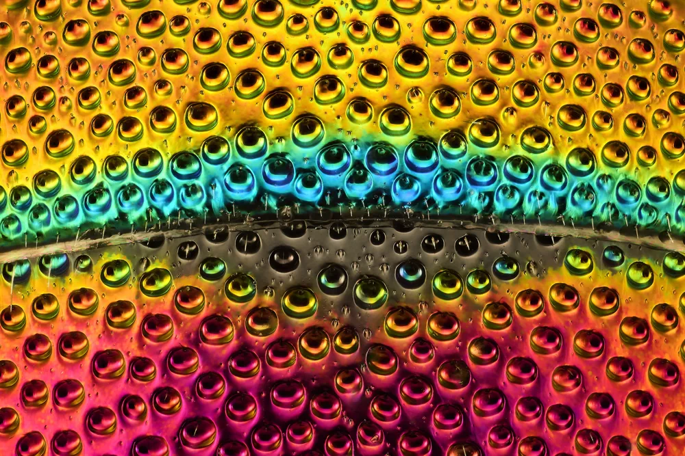 Colorful pattern with spots