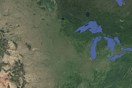 This part of the planet would have looked a whole lot different.