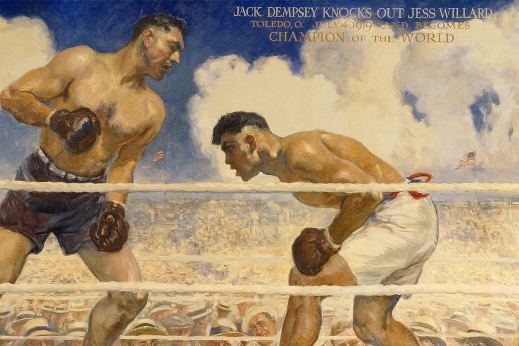 Dempsey-Willard Fight detail