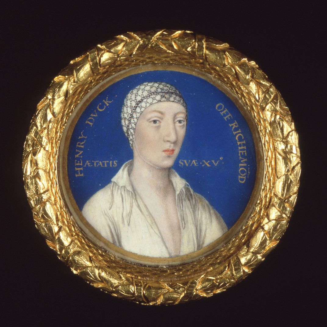 Lucas Horenbout, Henry Fitzroy, Duke of Richmond and Somerset, circa 1533–1534