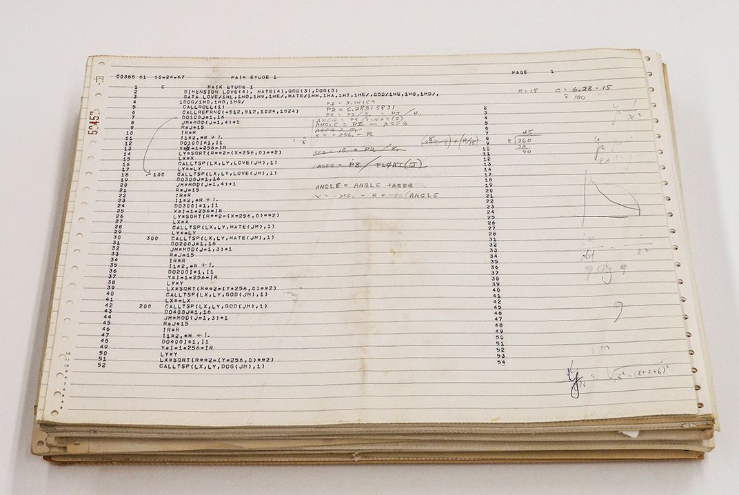 Fortran Code Nam June Paik