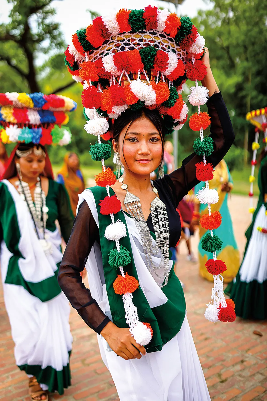Women from the Tharu community