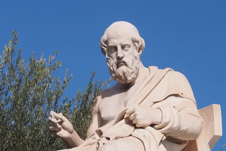 The Greek philosopher Plato was a student of Socrates and a teacher of Aristotle.