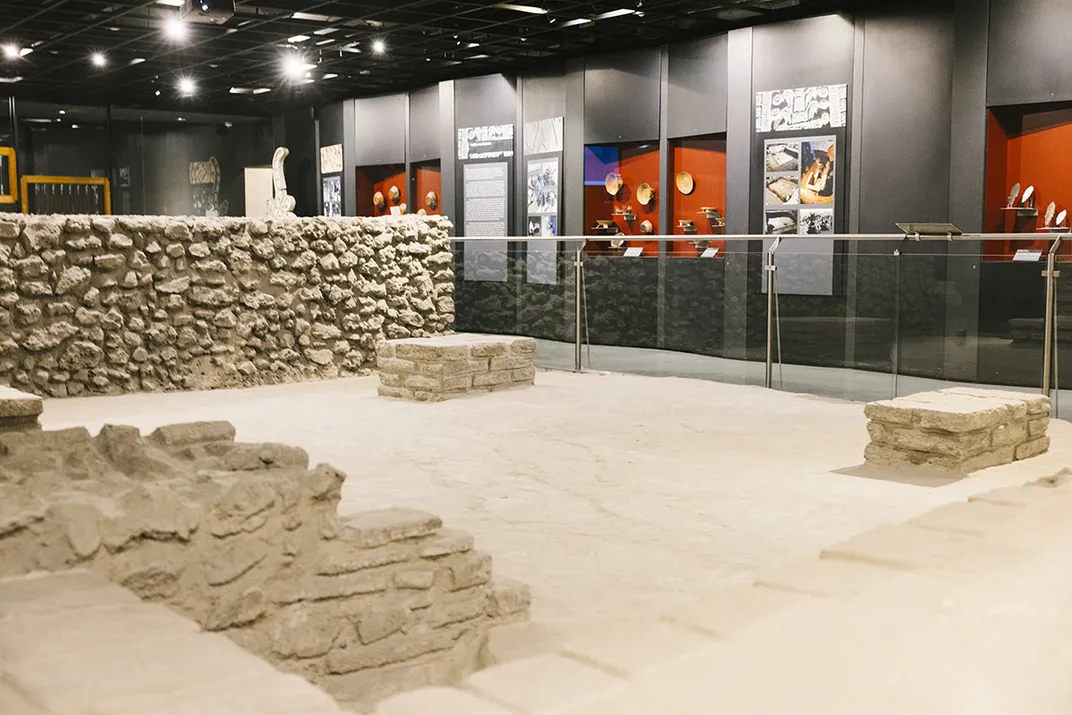 The archaeological ruins