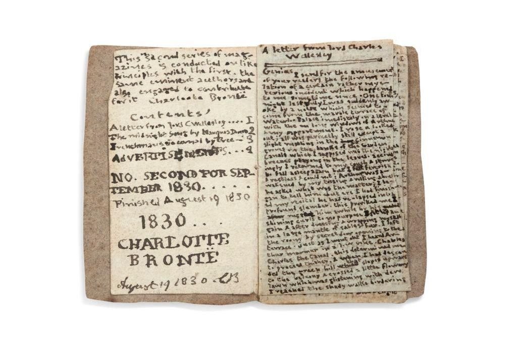 Charlotte Bronte miniature manuscript