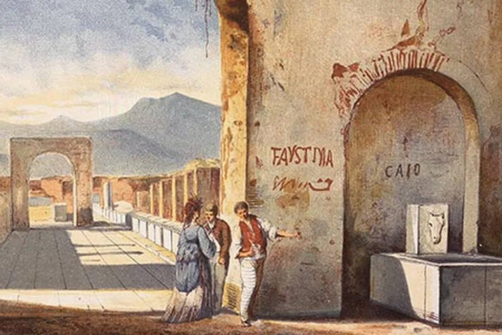 Pompeii street graffiti