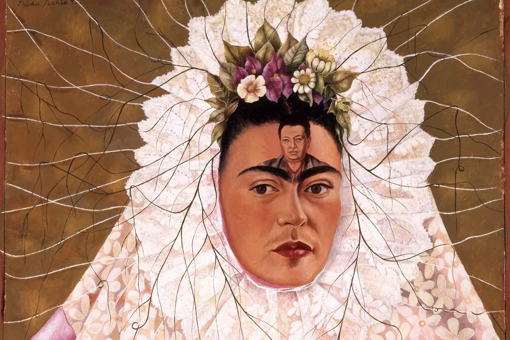 Frida Kahlo's Diego on My Mind (Self-portrait as Tehuana) (1943)