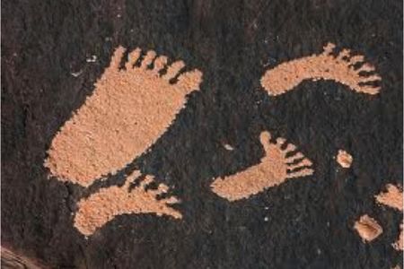 Pictographs at Newspaper Rock, Utah