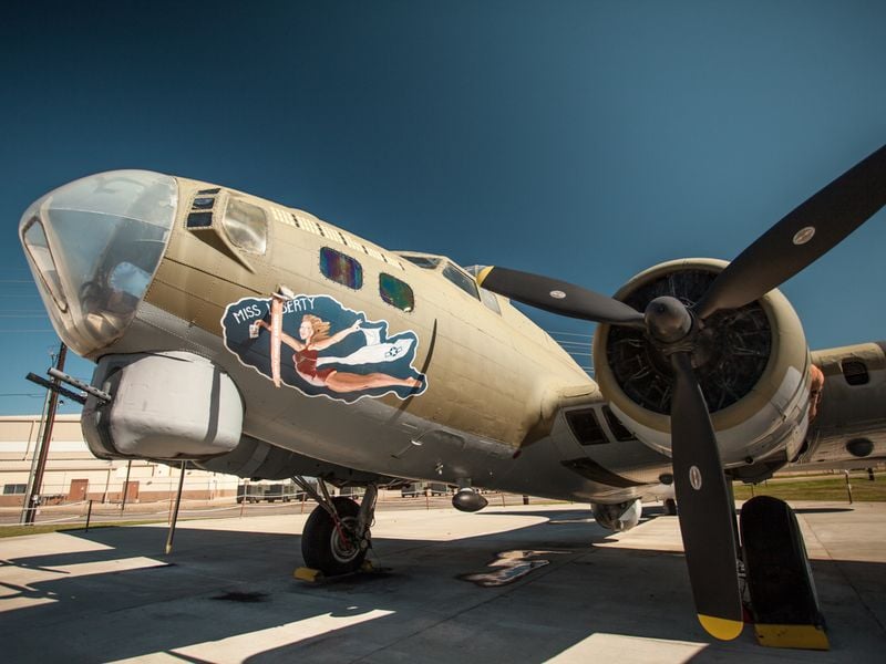 Miss Liberty, A B-17G, Sits On Display At The 8th Air Force Museum At ...