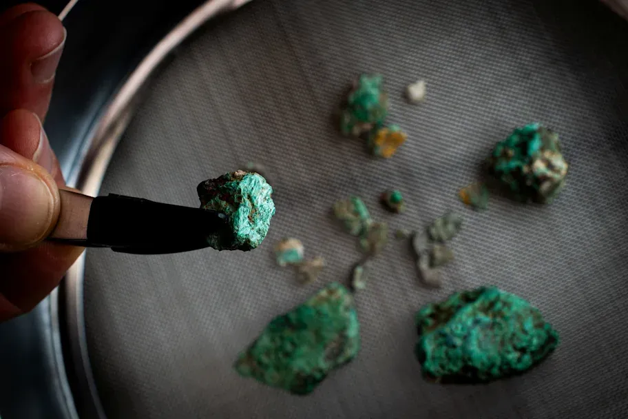 Green minerals